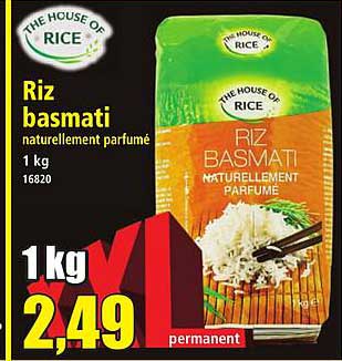 Riz basmati naturellement parfumé