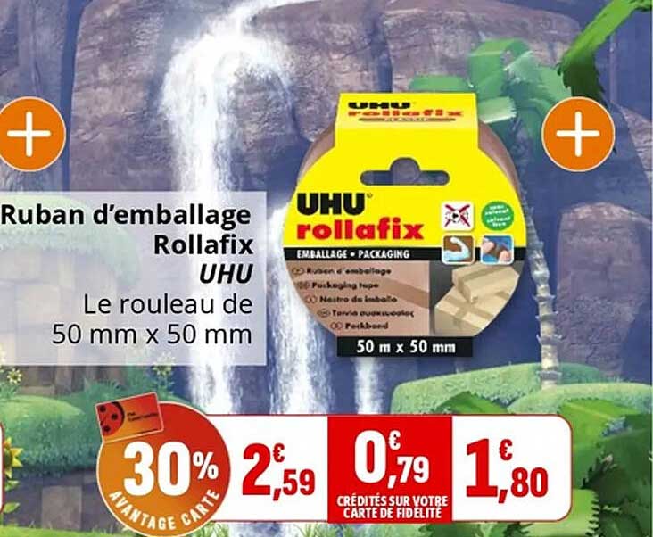 Ruban d'emballage Rollafix UHU