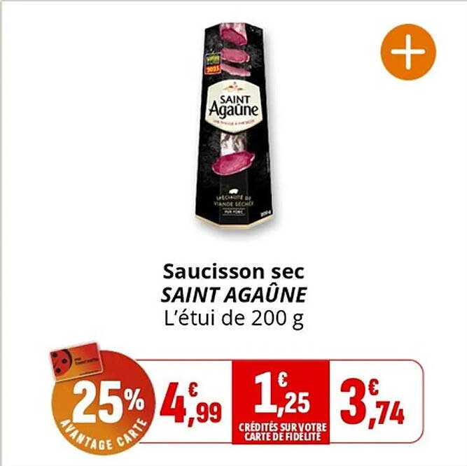 Saucisson sec SAINT AGAÜNE