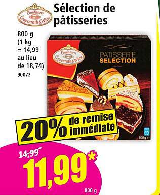 Sélection de pâtisseries