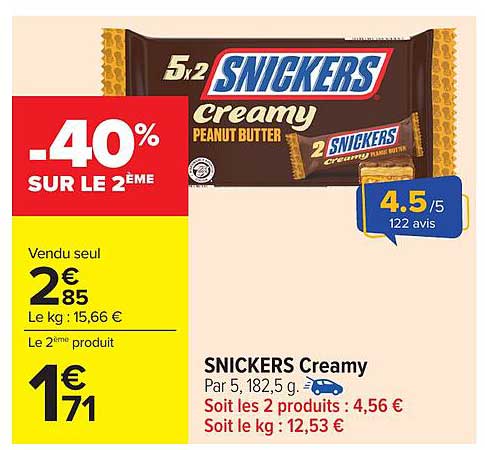 SNICKERS Creamy