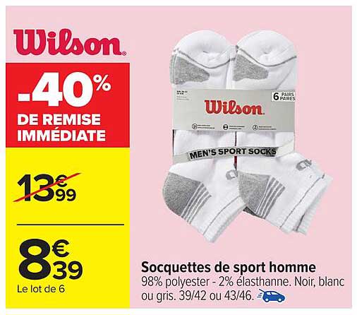Socquettes de sport homme