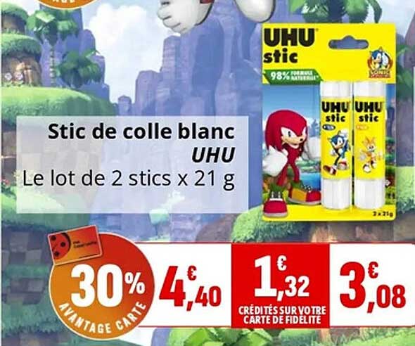 Stic de colle blanc UHU