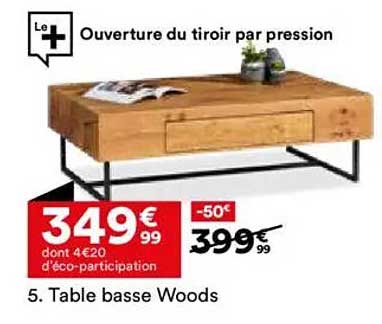 Table basse Woods
