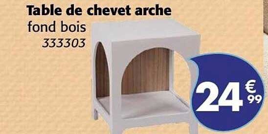 Table de chevet arche