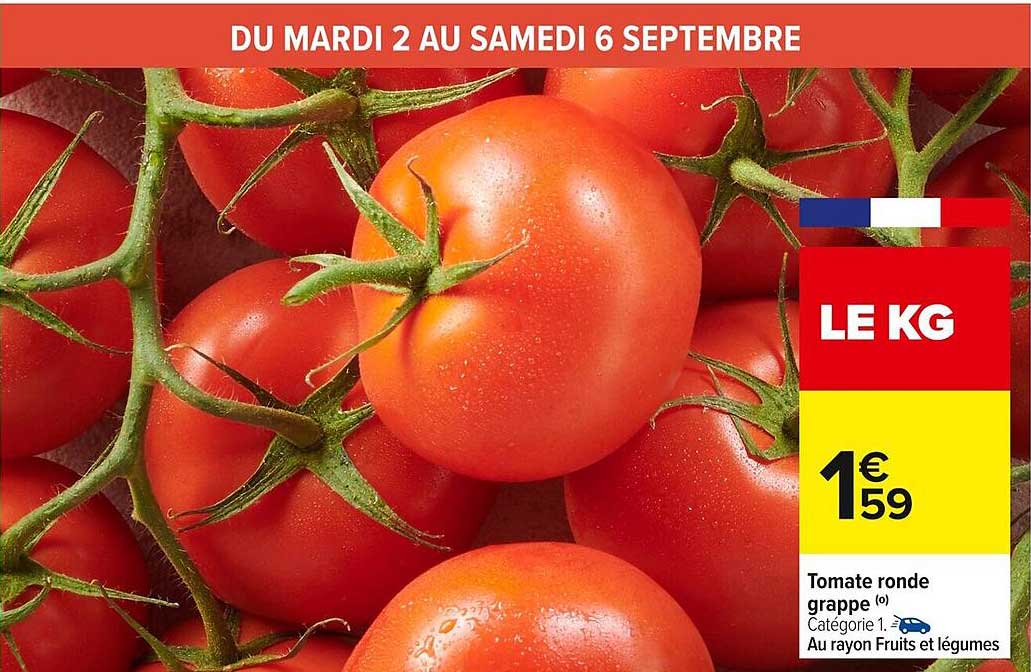 Tomate ronde grappe