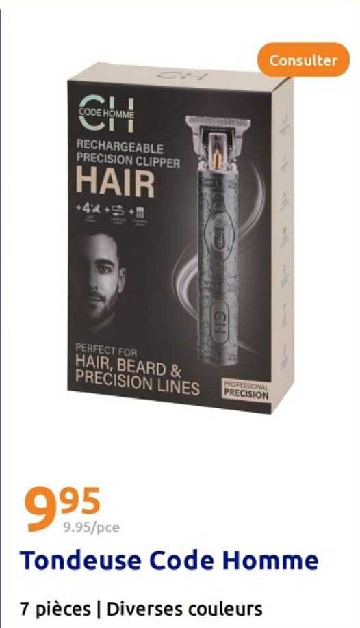 Tondeuse Code Homme