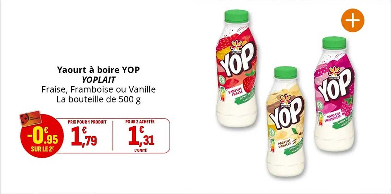 Yaourt à boire YOP YOPLAIT