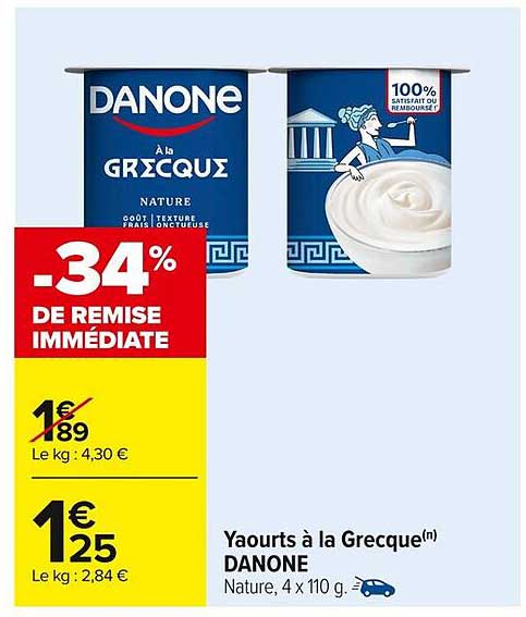Yaourts à la Grecque(n) DANONE
