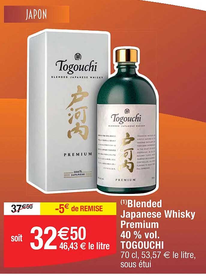 Togouchi Blended Japanese Whisky Premium