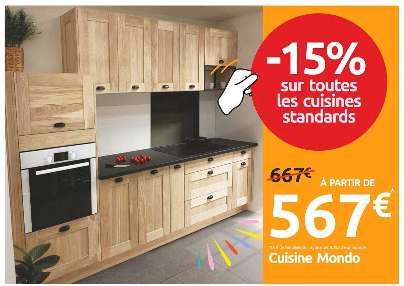 -15% sur toutes les cuisines standards