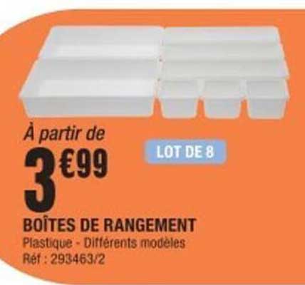 BOÎTES DE RANGEMENT