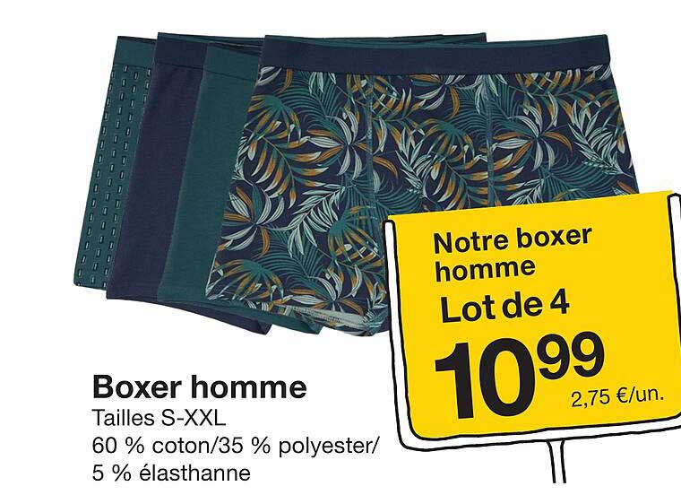 Boxer homme