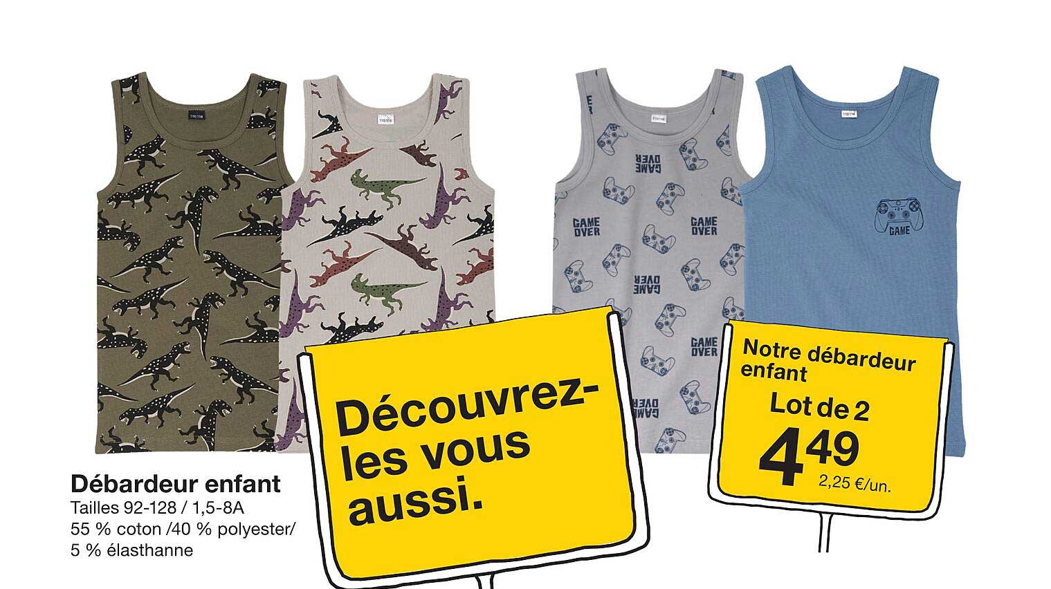 Débardeur enfant