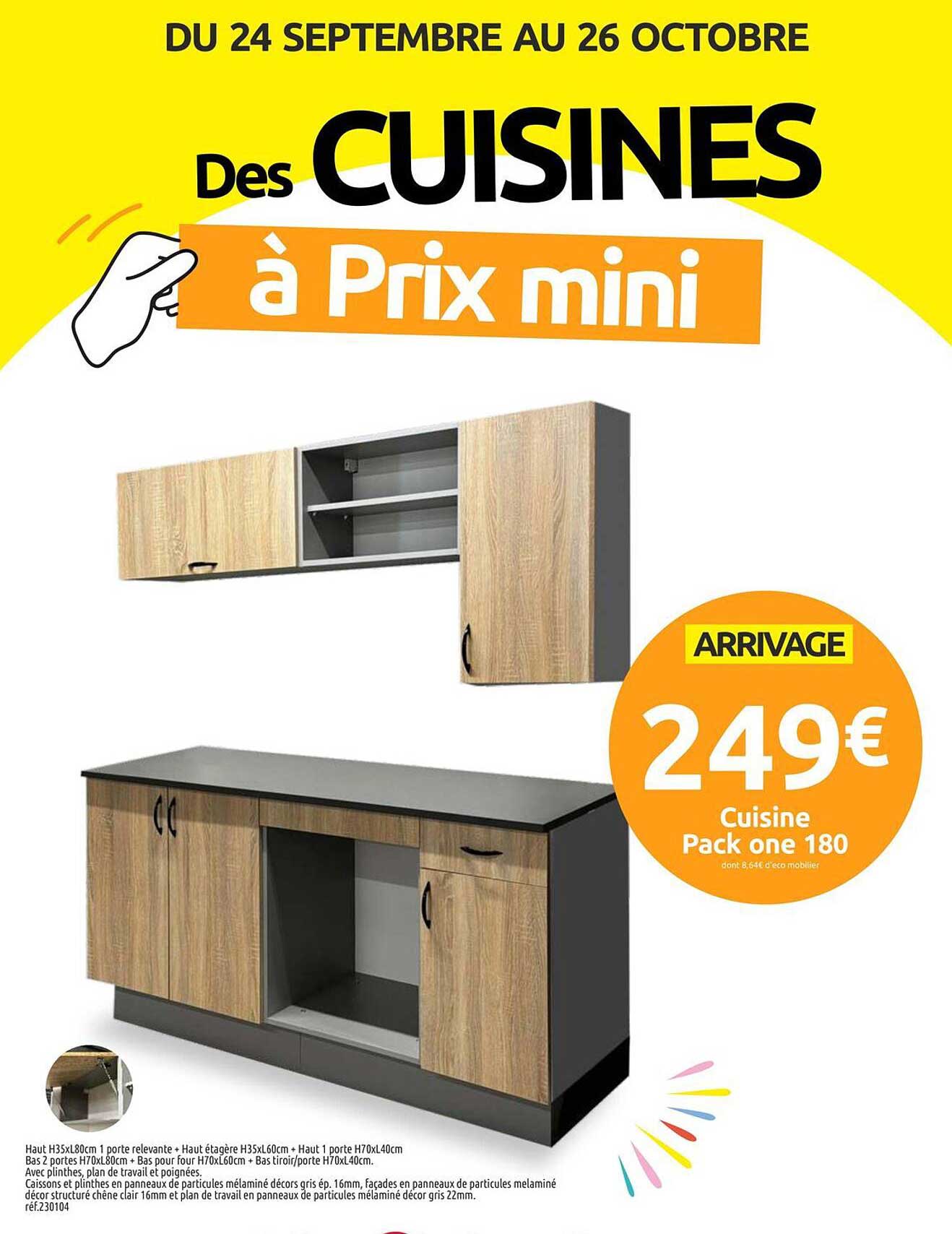 Des CUISINES à Prix mini
