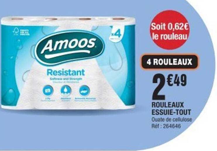 Essuie-tout Amoos - 4 rouleaux