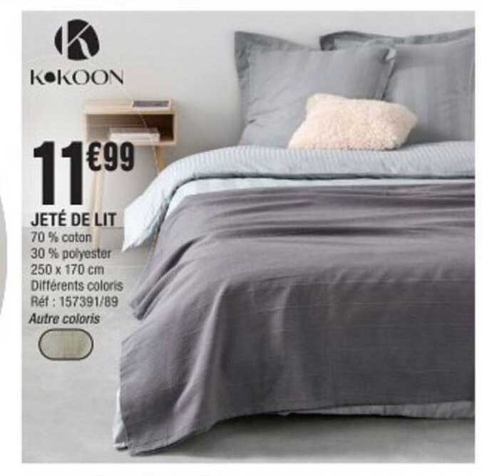 JETÉ DE LIT