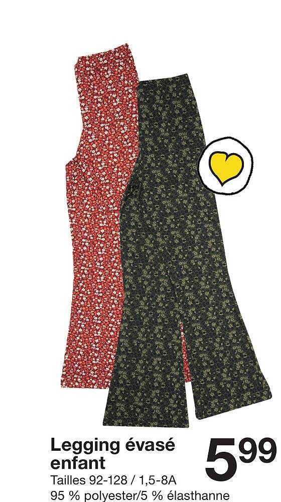 Legging évasé enfant