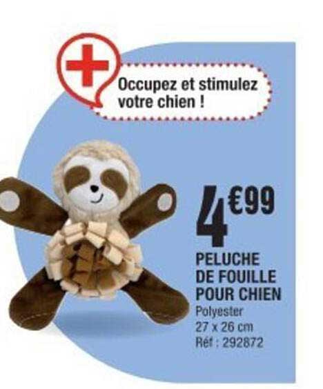 PELUCHE DE FOUILLE POUR CHIEN