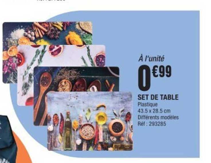 SET DE TABLE