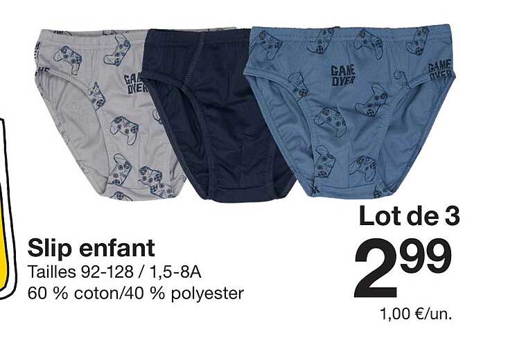 Slip enfant