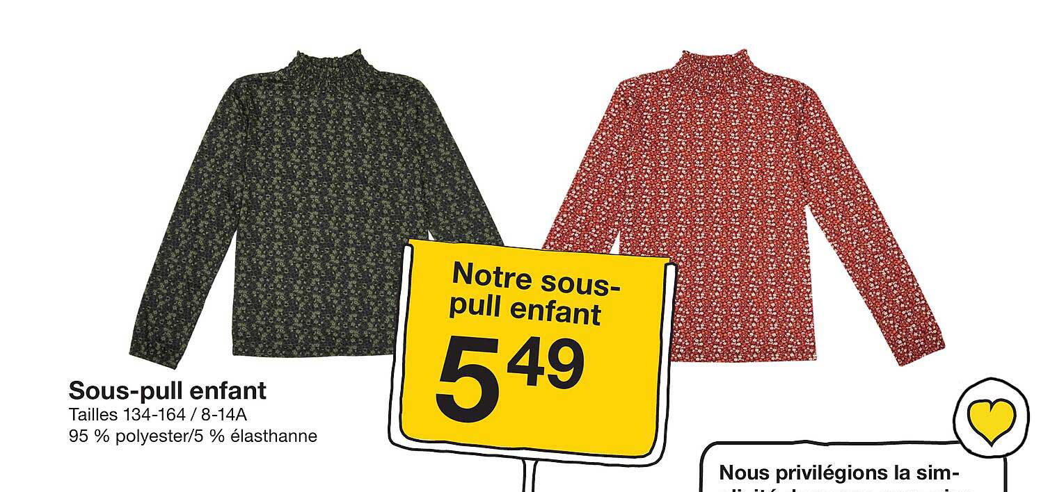 Sous-pull enfant