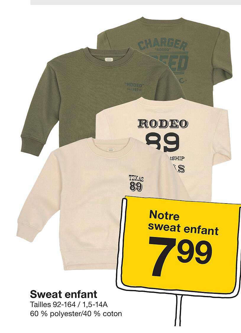 Sweat enfant