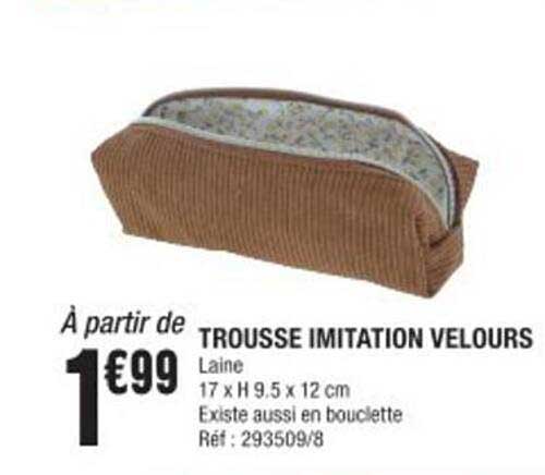 TROUSSE IMITATION VELOURS