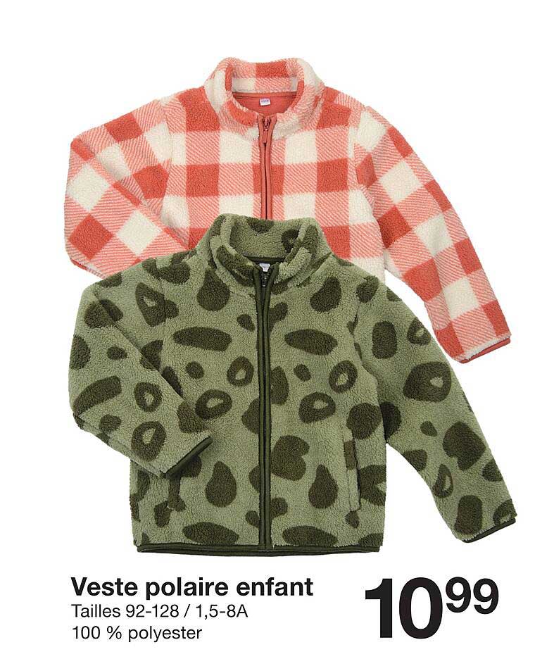 Veste polaire enfant