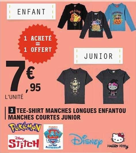 1 ACHETÉ = 1 OFFERT