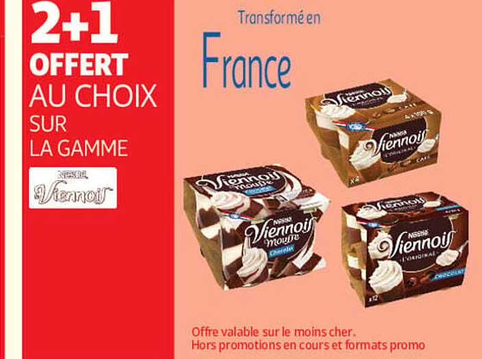 2+1 OFFERT AU CHOIX SUR LA GAMME VIENNOIS