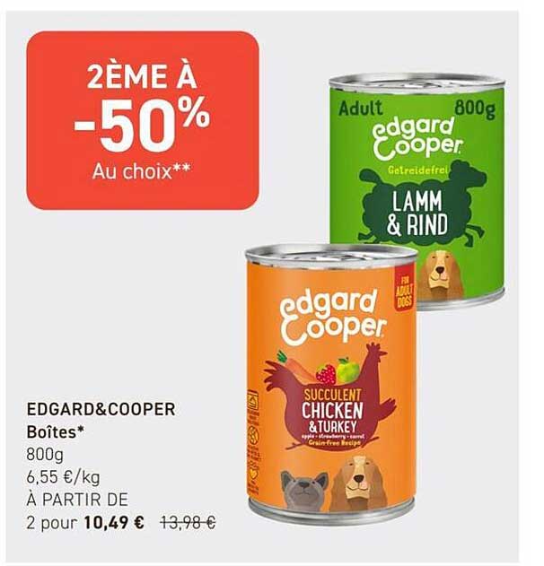 2ÈME À -50% Au choix**