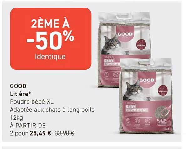 2ÈME À -50% Identique