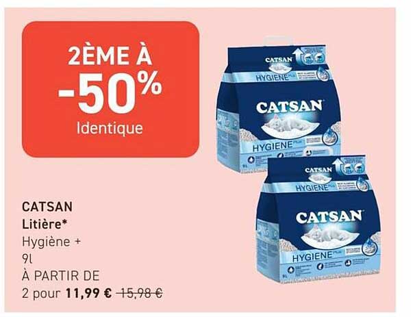 2ÈME À -50% Identique
