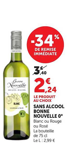 -34% DE REMISE IMMÉDIATE