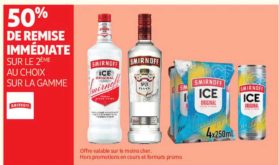 50% DE REMISE IMMÉDIATE SUR LE 2ÈME AU CHOIX SUR LA GAMME
