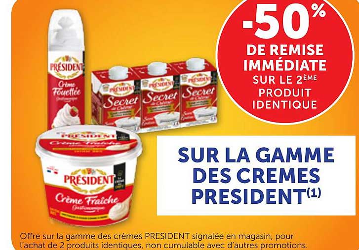 -50% DE REMISE IMMÉDIATE SUR LE 2ÈME PRODUIT IDENTIQUE
