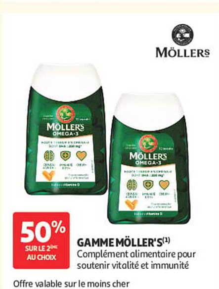 50% SUR LE 2ÈME AU CHOIX