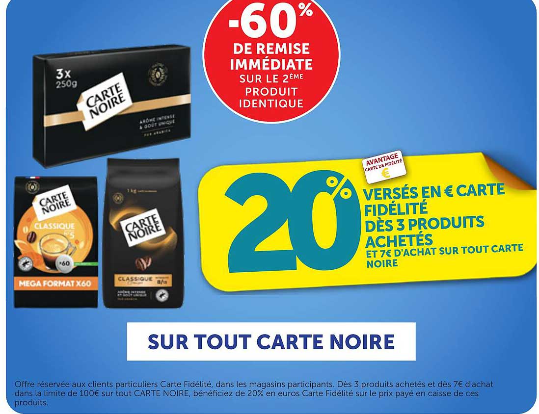 -60% DE REMISE IMMÉDIATE SUR LE 2ÈME PRODUIT IDENTIQUE