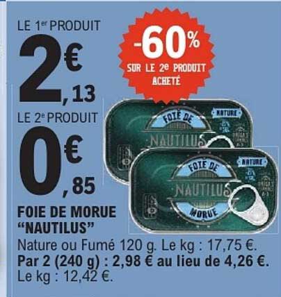 -60% SUR LE 2e PRODUIT ACHETÉ