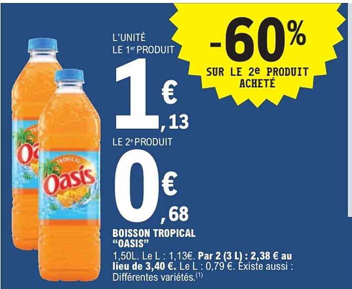-60% SUR LE 2e PRODUIT ACHETÉ