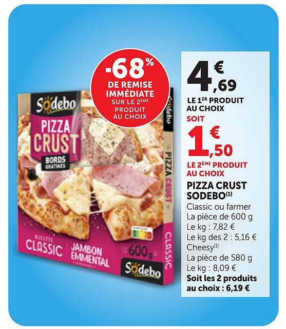 -68% DE REMISE IMMÉDIATE SUR LE 2ÈME PRODUIT AU CHOIX