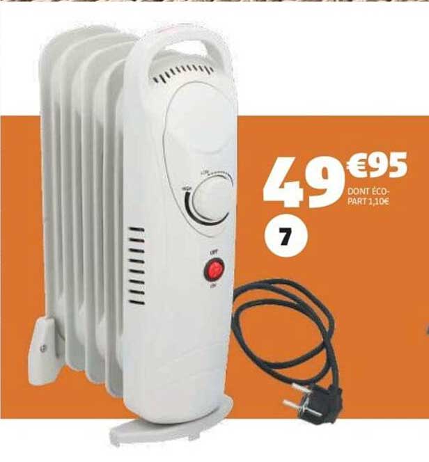 7 - Radiateur bain d'huile