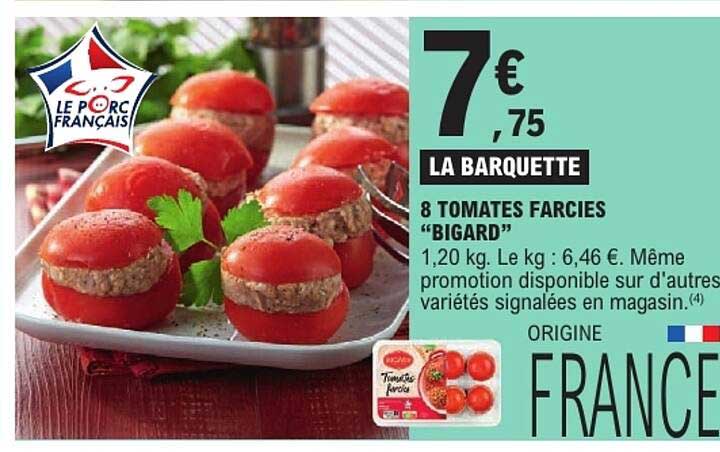 8 TOMATES FARCIES “BIGARD”