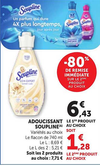 -80% DE REMISE IMMEDIATE SUR LE 2ÈME PRODUIT AU CHOIX