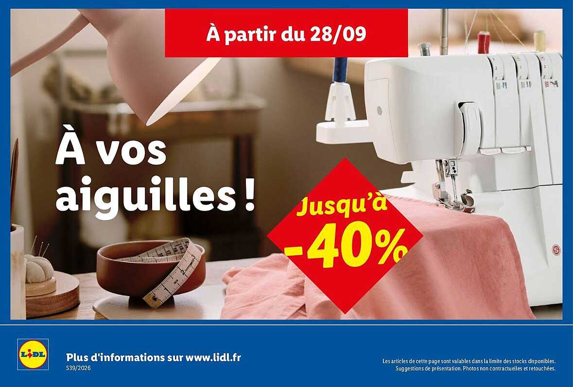 À vos aiguilles!