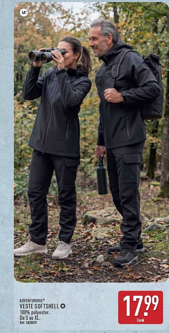 ADVENTURIDGE® VESTE SOFTSHELL