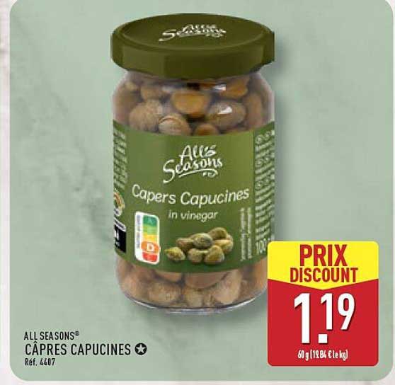 ALL SEASONS® CÂPRES CAPUCINES