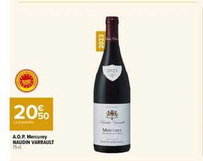 A.O.P. Mercurey NAUDIN VERAULT 75 cl