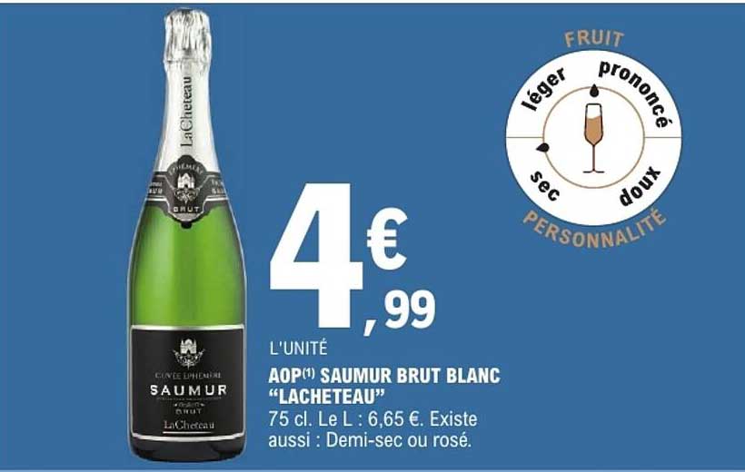 AOP(1) SAUMUR BRUT BLANC “LACHETEAU”